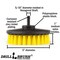 Drillbrush Cleaning Supplies - Bathroom Accessories - Drill Brush - Shower 5in-Ch-Yellow-0656 - alternate 5